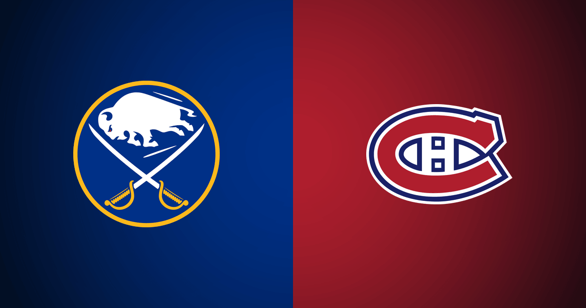 Buffalo Sabres vs Montreal Canadiens