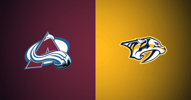 Colorado Avalanche vs Nashville Predators