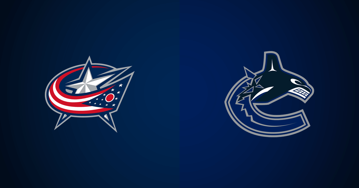 Columbus Blue Jackets vs Vancouver Canucks