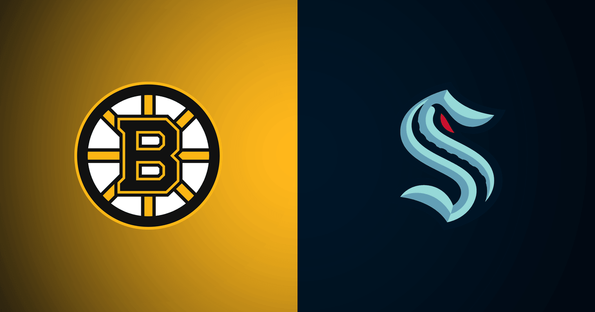 Boston Bruins vs Seattle Kraken