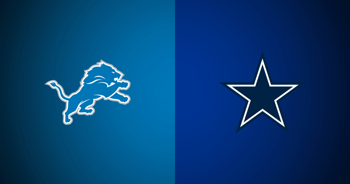 Detroit Lions vs Dallas Cowboys